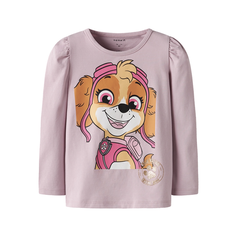 Name It - Nmfnaja Paw Ls Top Box Cplg - Keepsake Lilac