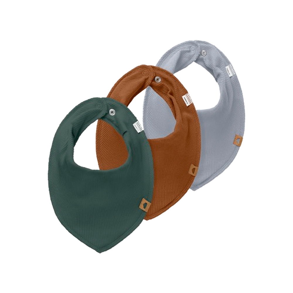 Name It - Nbmyasim 3P Rib Scarf Bib - Garden Topiary