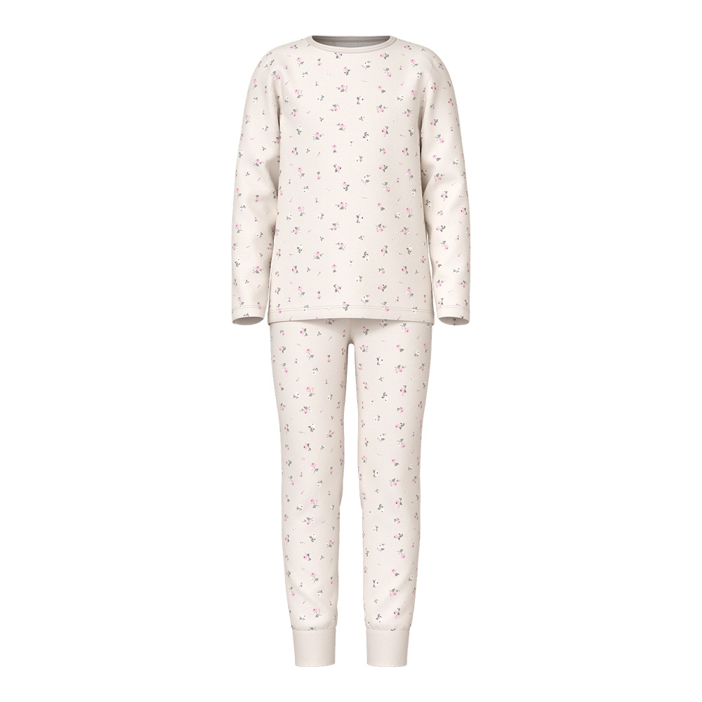 Name It - Nkfnightset Jet Stream Flower Noos - Jet Stream