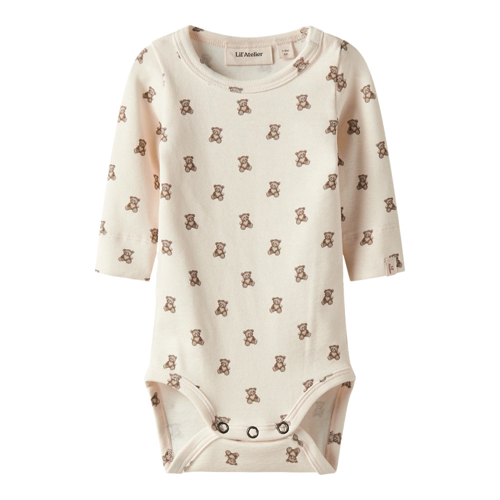 Lil\' Atelier - Nbngayo Elo Ls Slim Body Lil Noos - Turtledove