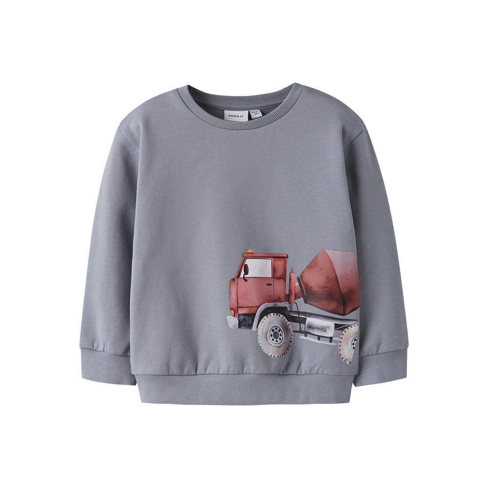 Name It - Nmmnarina Ls Nreg Sweat Bru Box - Tradewinds