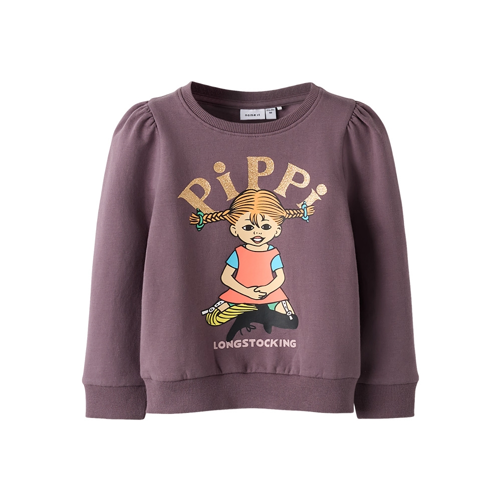 Name It - Nmfsovej Pippi Sweat Bru Sky - Moonscape