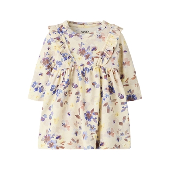 Name It - Nbfflora Ls Dress - Almond Milk
