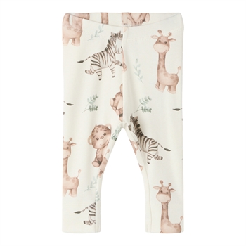 Name It - Nbnhanimal Xsl Legging - Coconut Milk