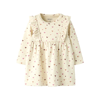Name It - Nbfhayla Ls Dress - Almond Milk