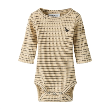Name It - Nbmherbert Ls Slim Body - Silver Lining