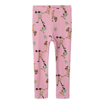 Name It - Nmfara Pippi Slim Legging Sky - Lilas