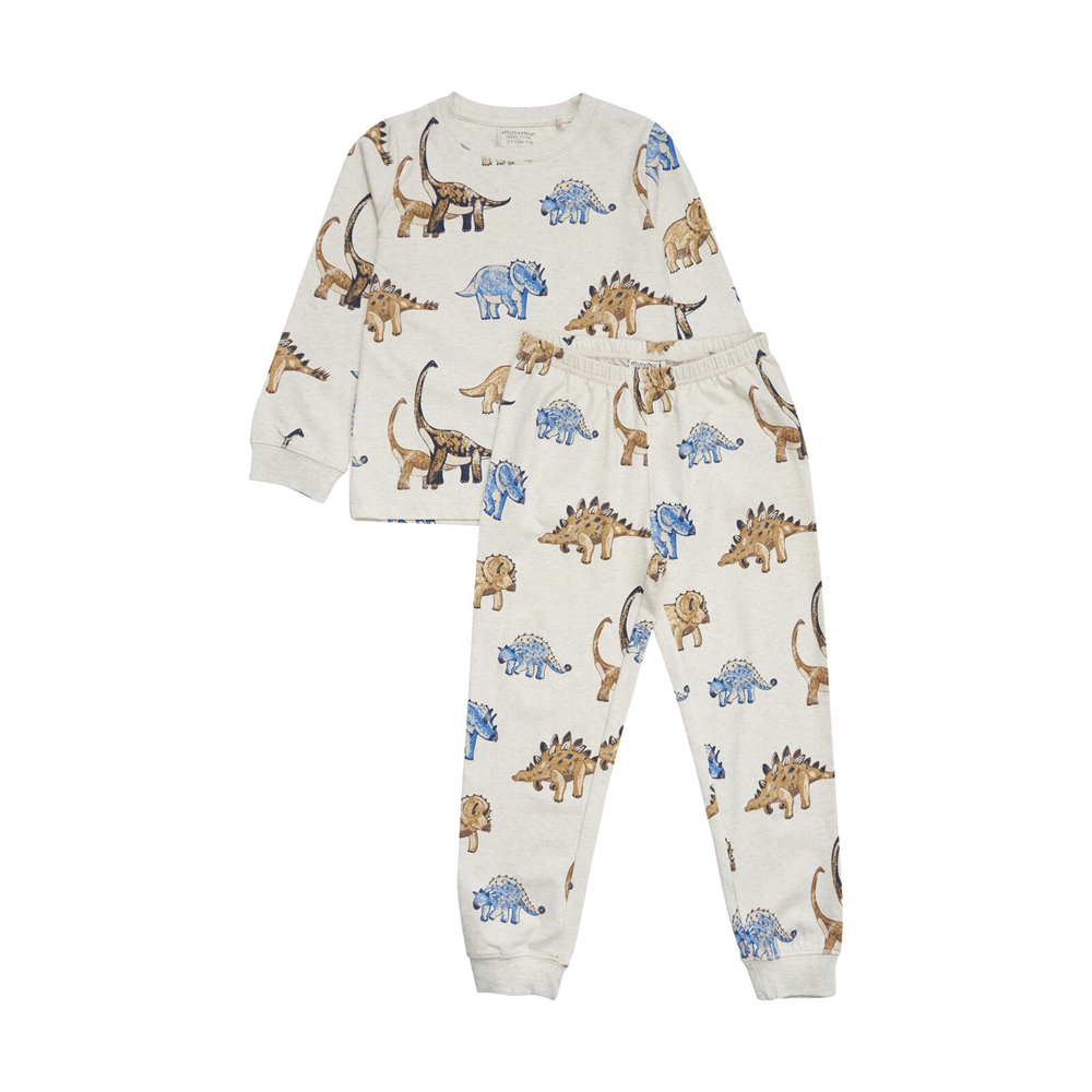   Minymo Pyjamassæt, Beige Melange
