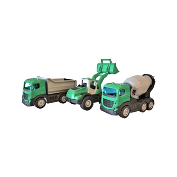 Lastbiler & traktorer (ass. farver)