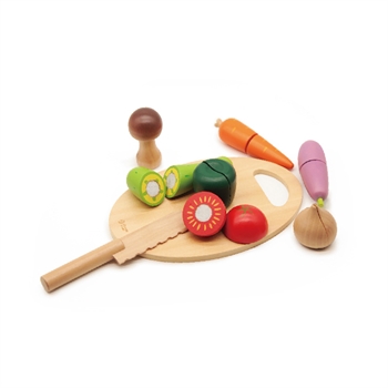 Skære grøntsager m/16 dele i velcro