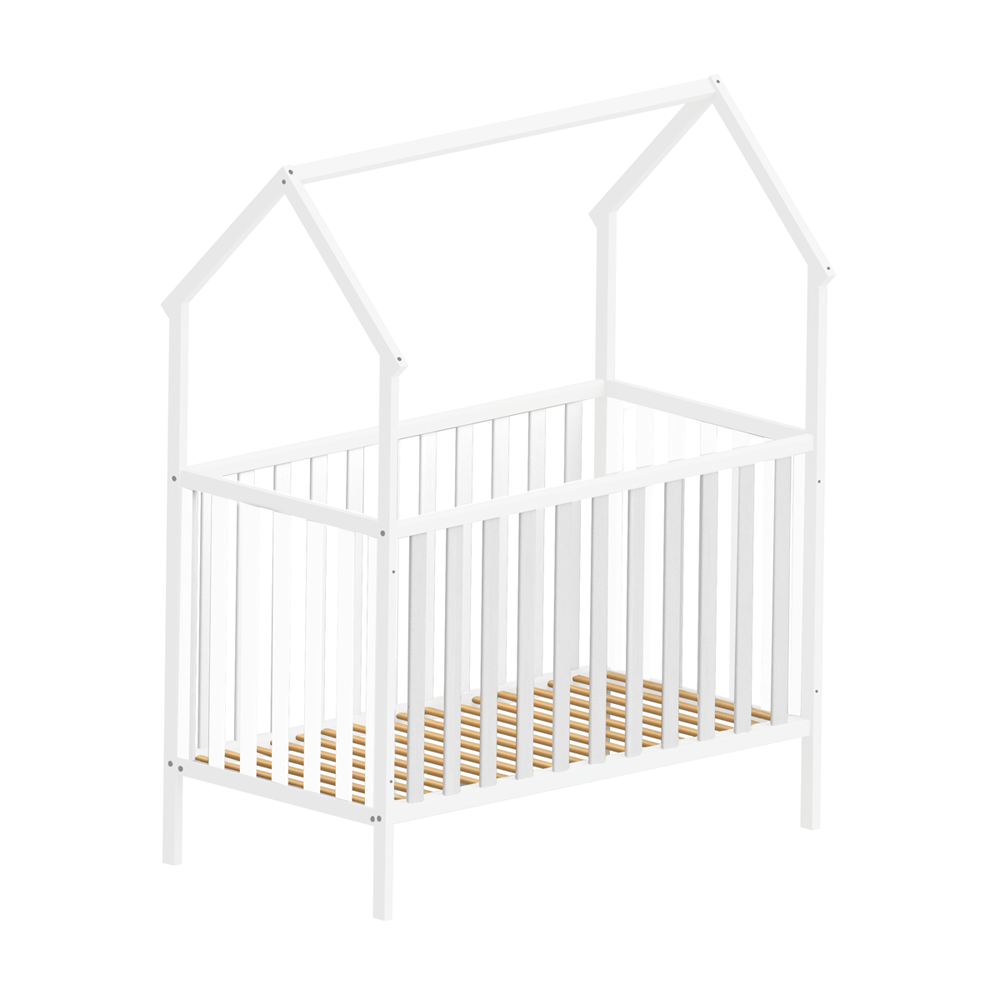 BabyTrold House 1 seng, med tag  (60x120 cm.)