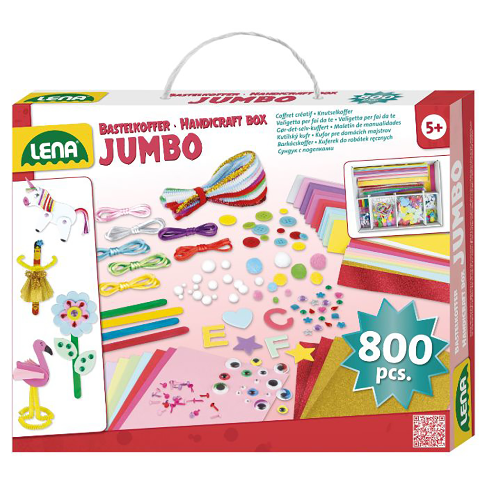 Kreakuffert, jumbo, m/800 dele