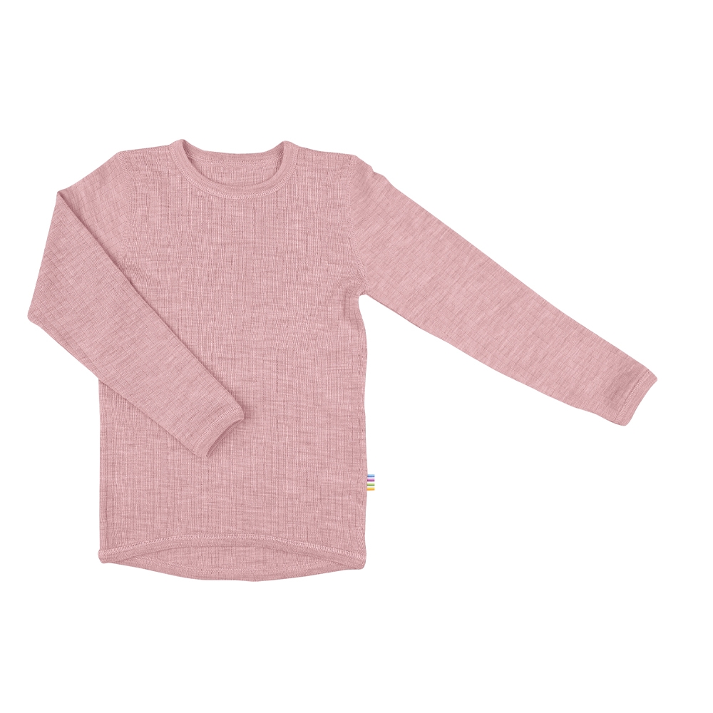 Joha Langærmet Uld Bluse, Old Rose str. 110