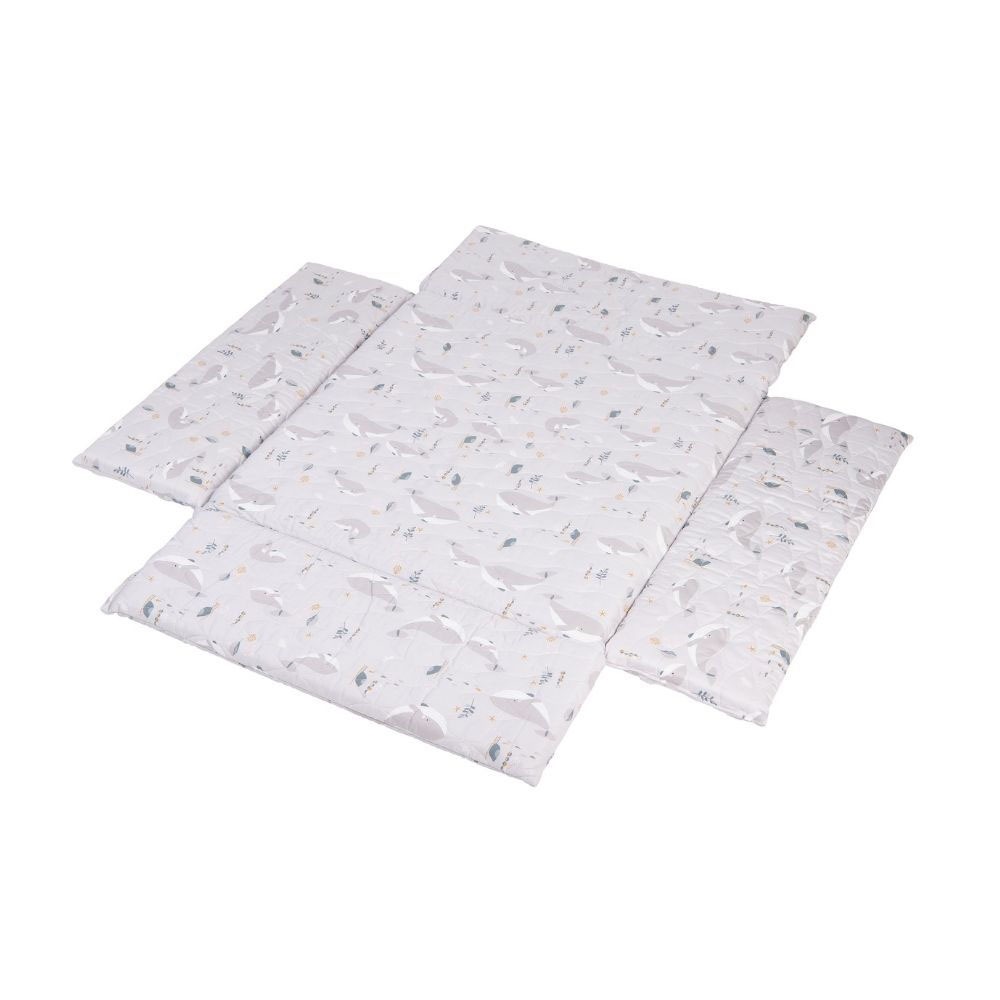 BabyTrold bold bassin /kravlegårds tæppe, 80x 80 cm., Hval