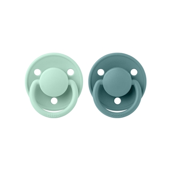 BIBS De Lux 2 Pak - Størrelse 2 - Nordic Mint/Island Sea