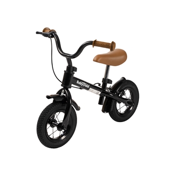 BabyTrold Balancecykel m. lufthjul, Sort/Brun