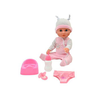 Dolls World Baby Olivia dukke, lyserød