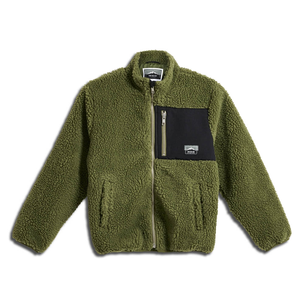 hummel - stmVENTURE FLEECE JACKET - OLIVE BRANCH