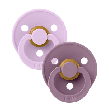 BIBS 2 Pak - Størrelse 2 - Violet Sky/Mauve