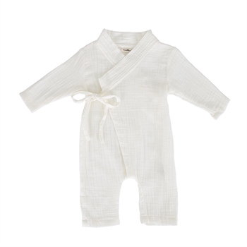 Markland Tiny Cross Over Romper, Light Beige