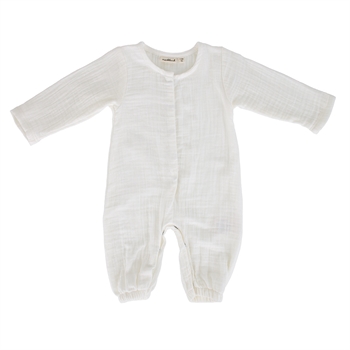Markland Nappy Regular Romper, Light Beige