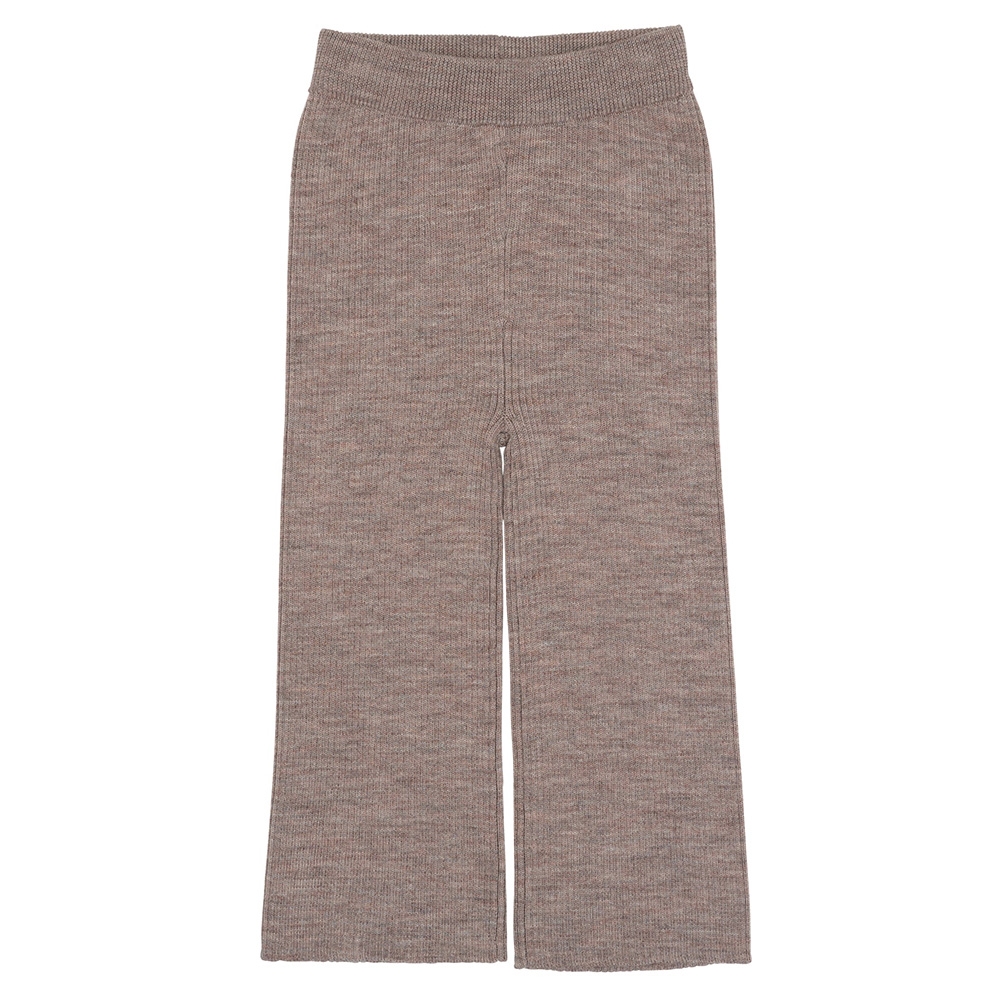 Copenhagen Colors Rib Bukser m. Vidde i Merinould, Natural Melange