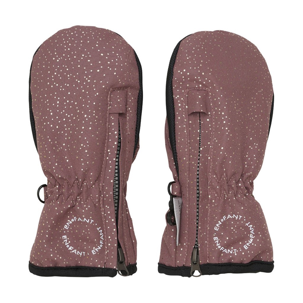 En Fant Vanter med Lynlås, Glitter Rose