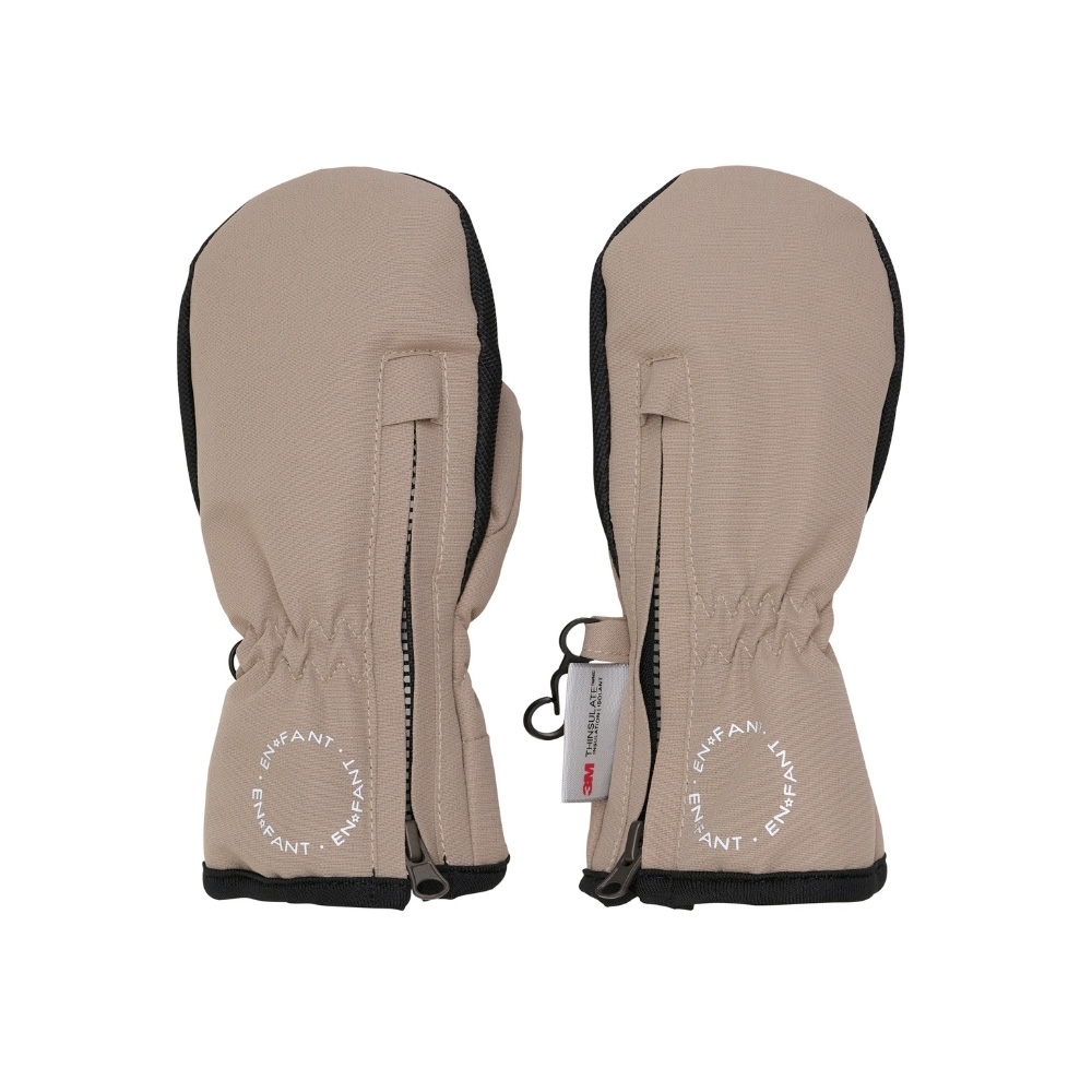 En Fant - Vanter med Lynlås - Sand