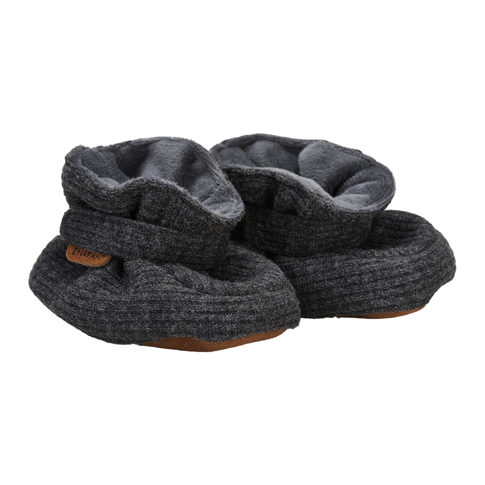 En Fant Slippers, Dark Grey Melange, Str. 21/22