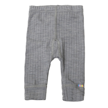 Joha Colourfull Uld Leggings, Light Grey Melange