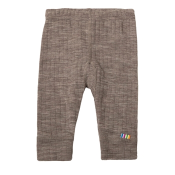 Joha Colourfull Uld Leggings, Sesame Melange
