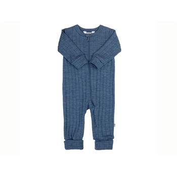 Joha, Jumpsuit 2in1 foot, Blå mel.
