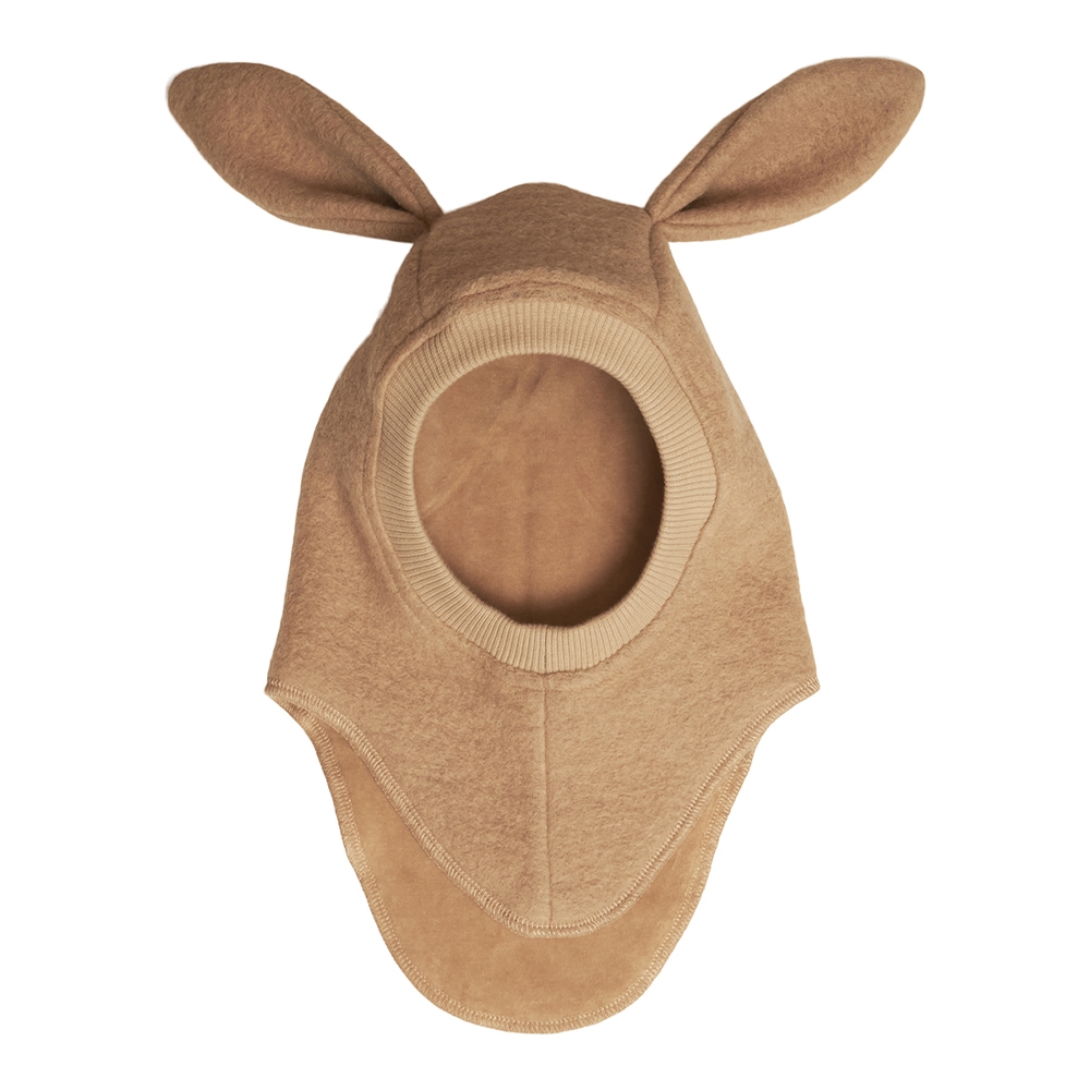 Huttelihut Balaclava Long Ears, Beige, Str. 1-2 år