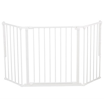 BabyDan Flex M Sikkerhedsgitter, Hvid, 90-146 cm