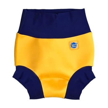Splash About - Blebadebukser - Yellow with navy rib - str. 0-3 mdr.