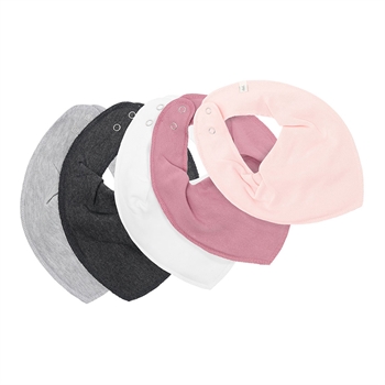 PIPPI Bandana hagesmække, Mauve Orchid, 5-pak