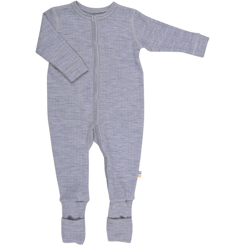 Joha Natdragt i uld, Light Grey Melange, Str. 70