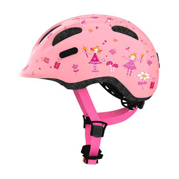 Abus Smiley 2.0 rose princess, børne cykelhjelm S