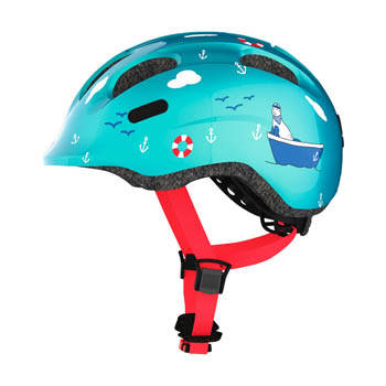 ABUS Smiley 2.0 turquoise sailor, børne cykelhjelm M