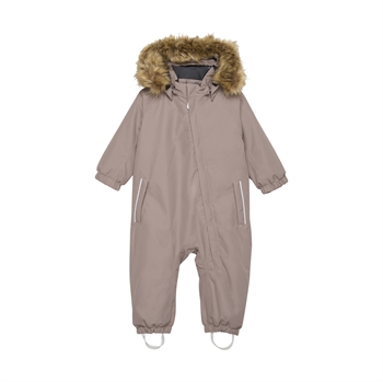Color Kids Flyverdragt m. Fake Fur, Fossil