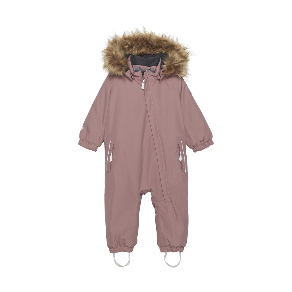 Color Kids Flyverdragt m. Fake Fur, Burlwood, Str. 98
