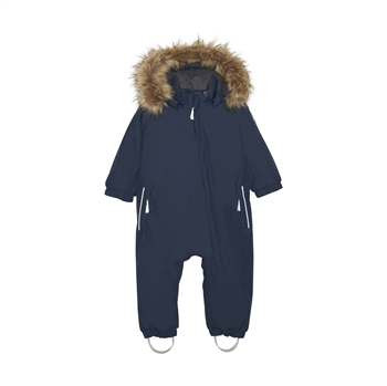Color Kids Flyverdragt m. Fake Fur, Total Eclipse