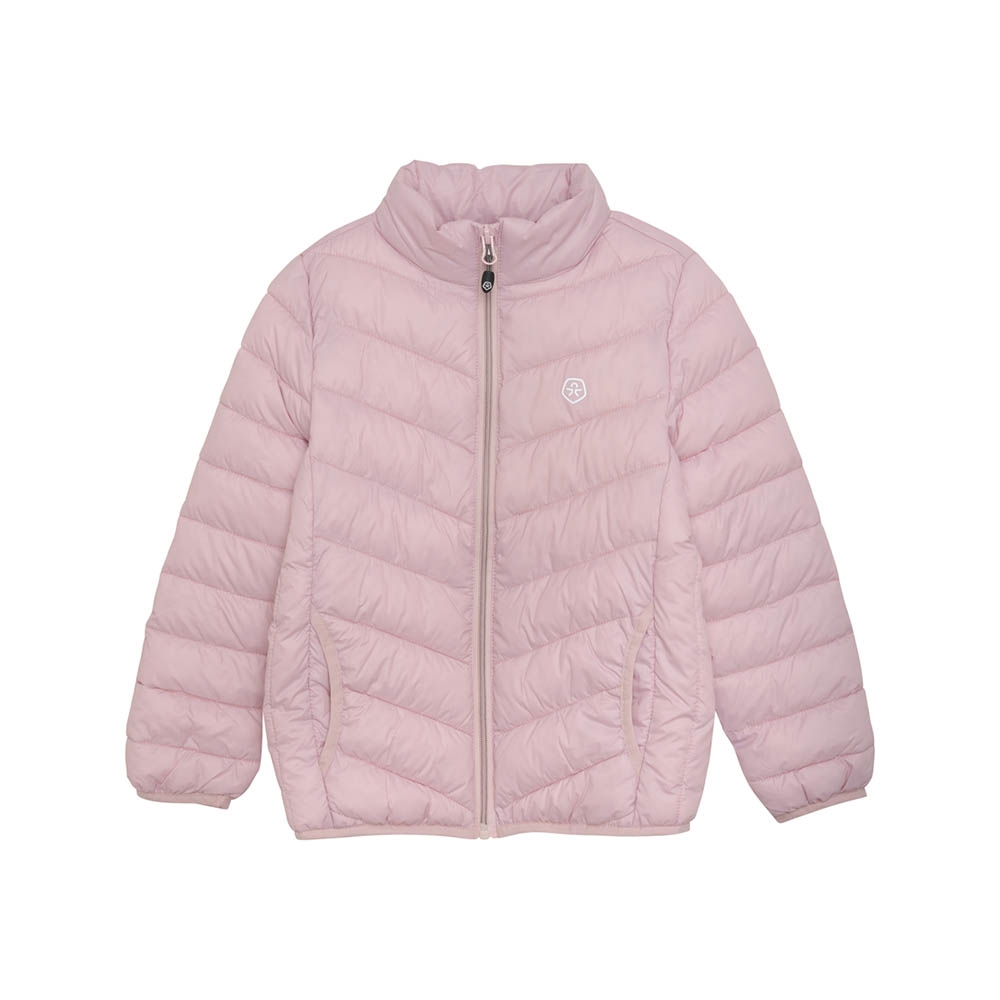 Color Kids Jacket Quilted Dunjakke, Bleached Mauve