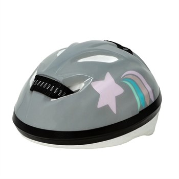 MAMAMEMO Cykelhjelm til dukke, Grå