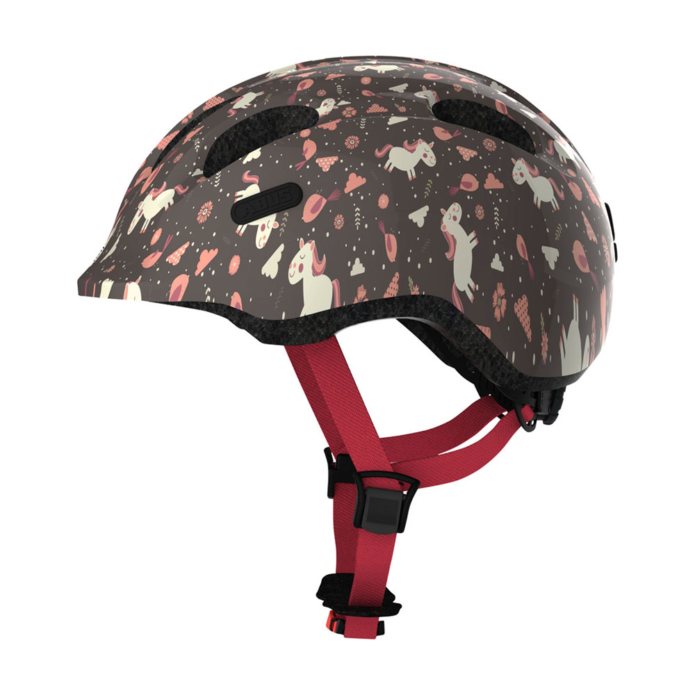 Abus Smiley 2.0 rose horse, børne cykelhjelm M