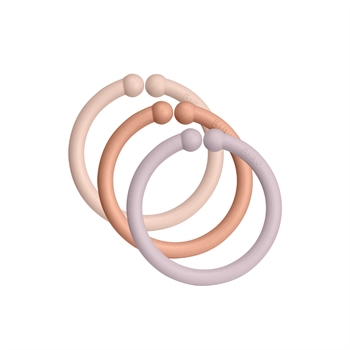 BIBS Loops Blush/Peach/Dusky Lilac, 12 stk