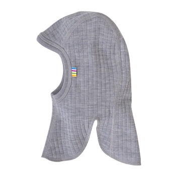 Joha 2-lags Uld Balaclava, Light Grey Melange