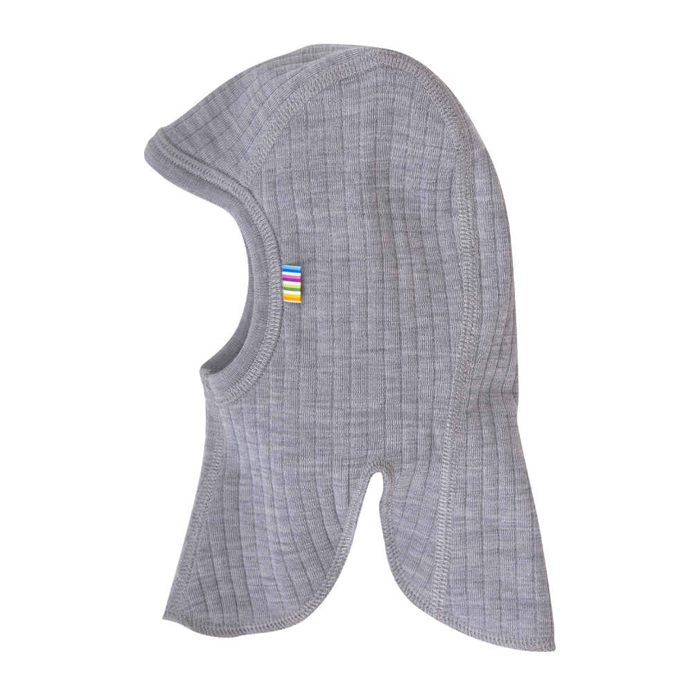 Joha Rib Elefanthue i Merino Uld, Light Grey Melange, Str. 50