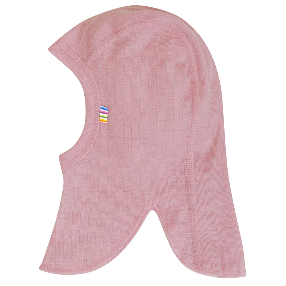  Joha Rib Elefanthue i Merino Uld, Old Rose, Str. 45