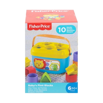 Fisher-Price Puttekasse, Babys Første Klodser, 10 Klodser